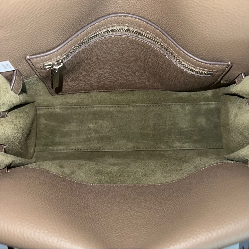 Tory Burch Lee Radziwill Shoulder Bag Wild Mushroom - Picture 8 of 16